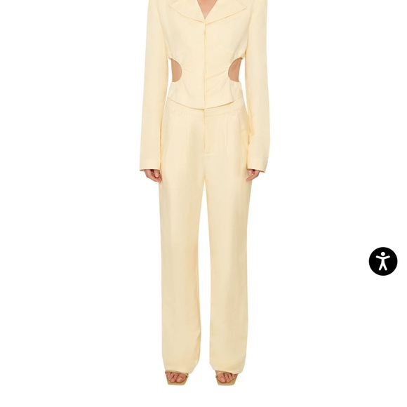 As Seen On Hailey Bieber Linen Trouser. - Picture 2 of 3